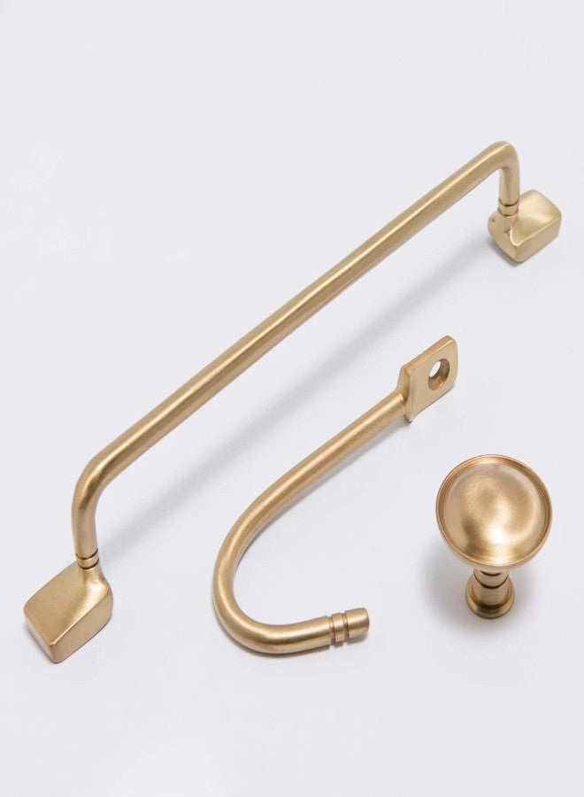 HOBKNOBS Brass Kitchen Cupboard Door Cabinet Drawer Handle 192mm (Burnished Brass)... - Image 2